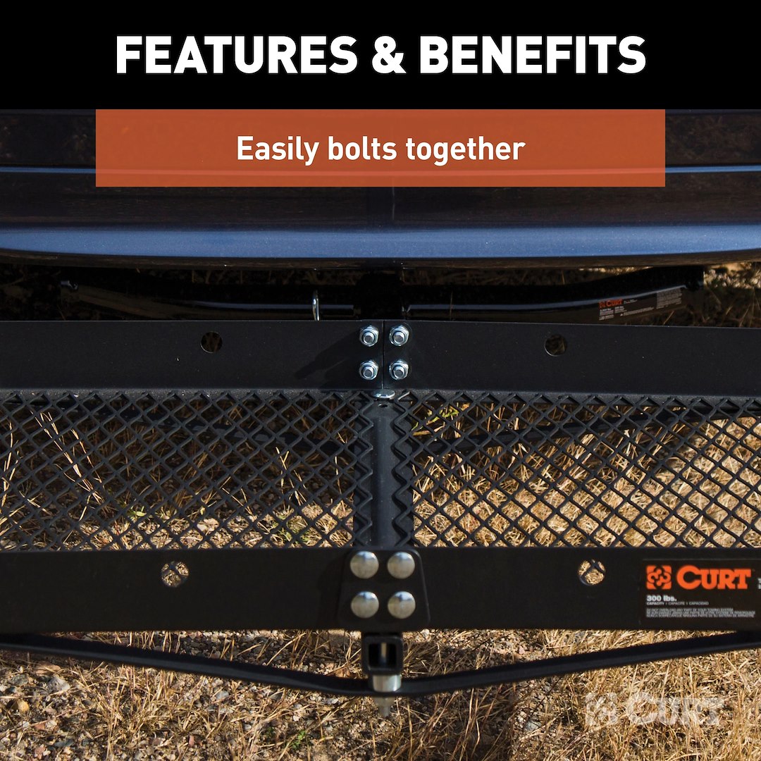 Curt 18110 Trailer Hitch Cargo Carrier - image 4