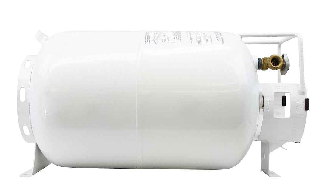 Flame King YSN301HZL Horizontal Propane Tank - 30 lb with Gauge