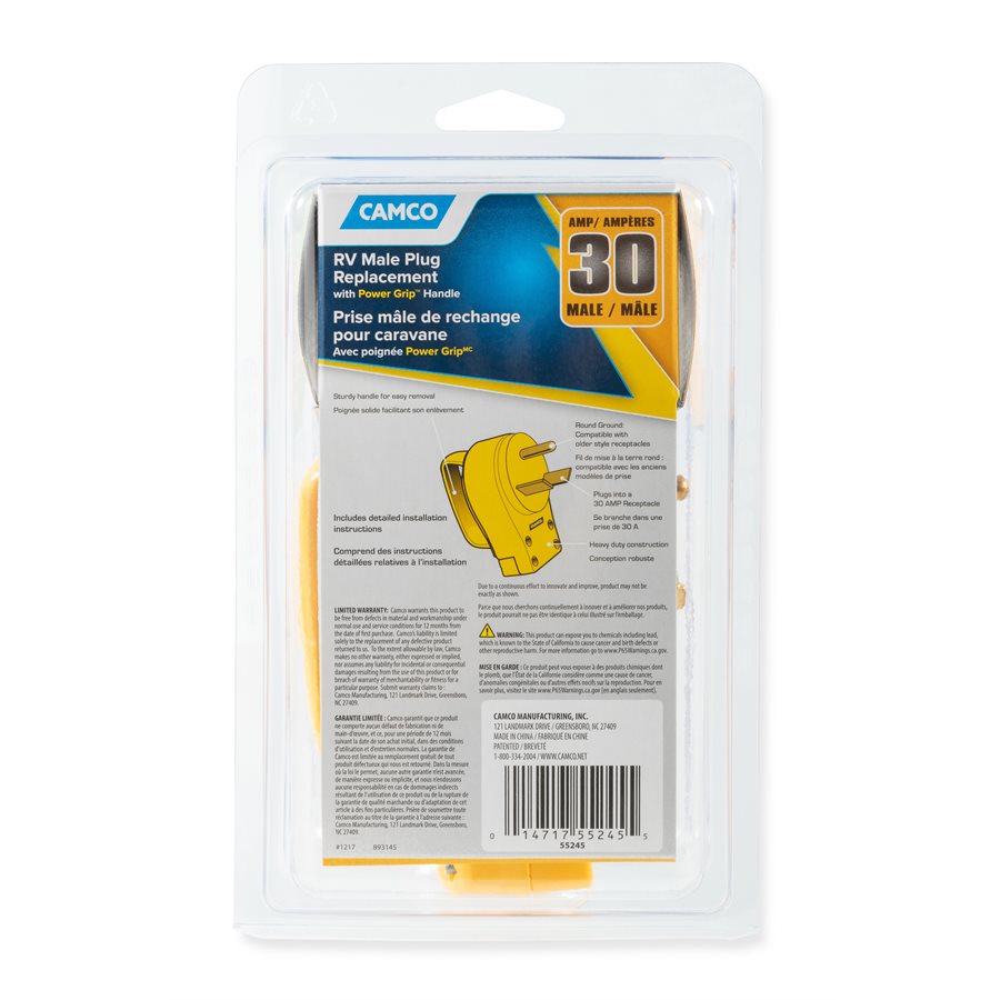 Camco 55245 Power Cord Plug End - image 12