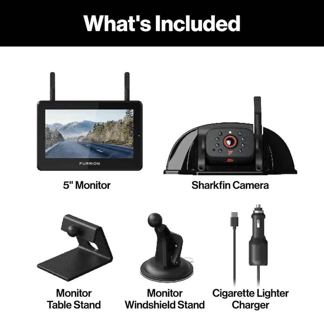 Furrion 2021124370 Wireless Backup Camera - 5 in LCD, Night Vision