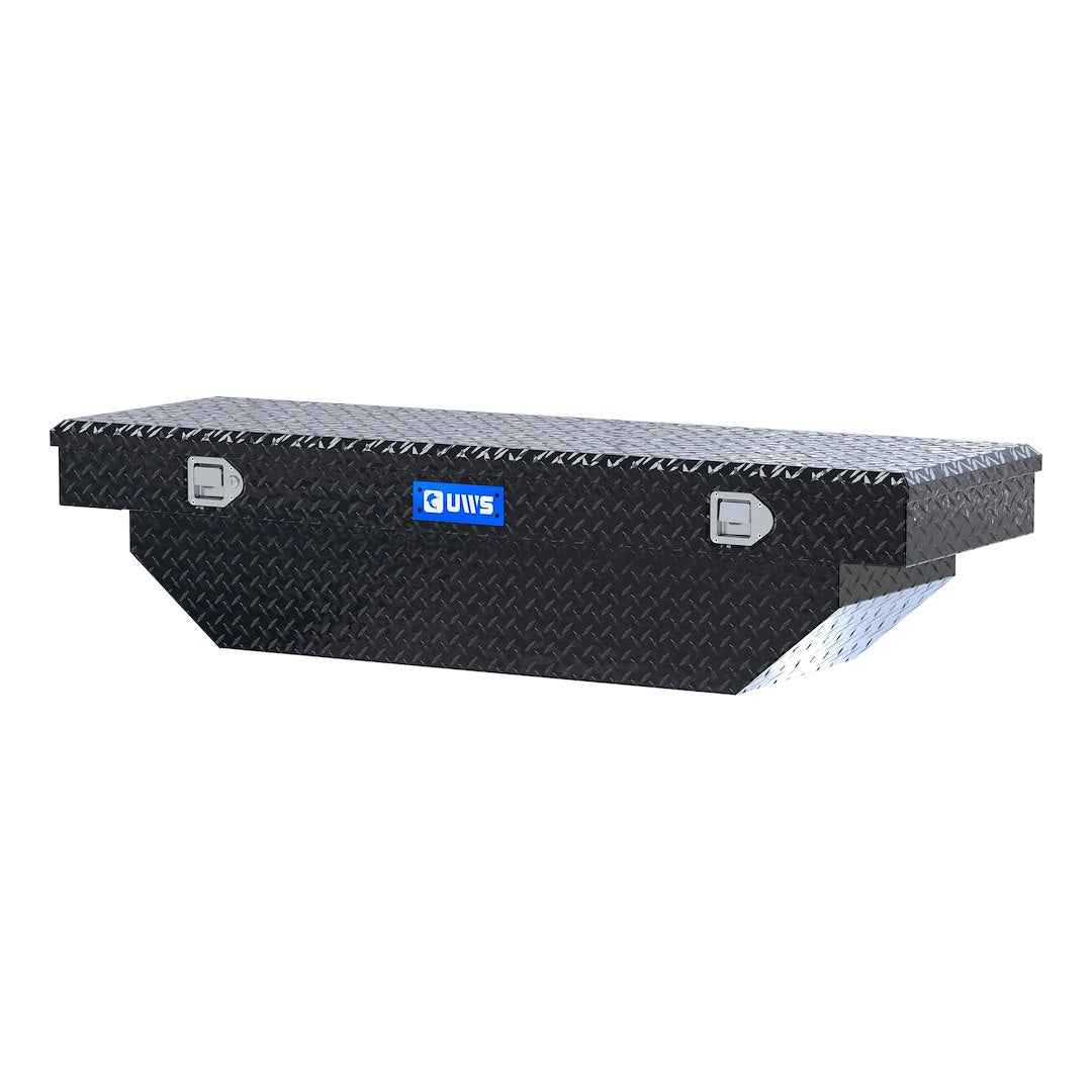UWS TBS-63-A-BLK 63-7/8 in Aluminum Crossover Tool Box - Black