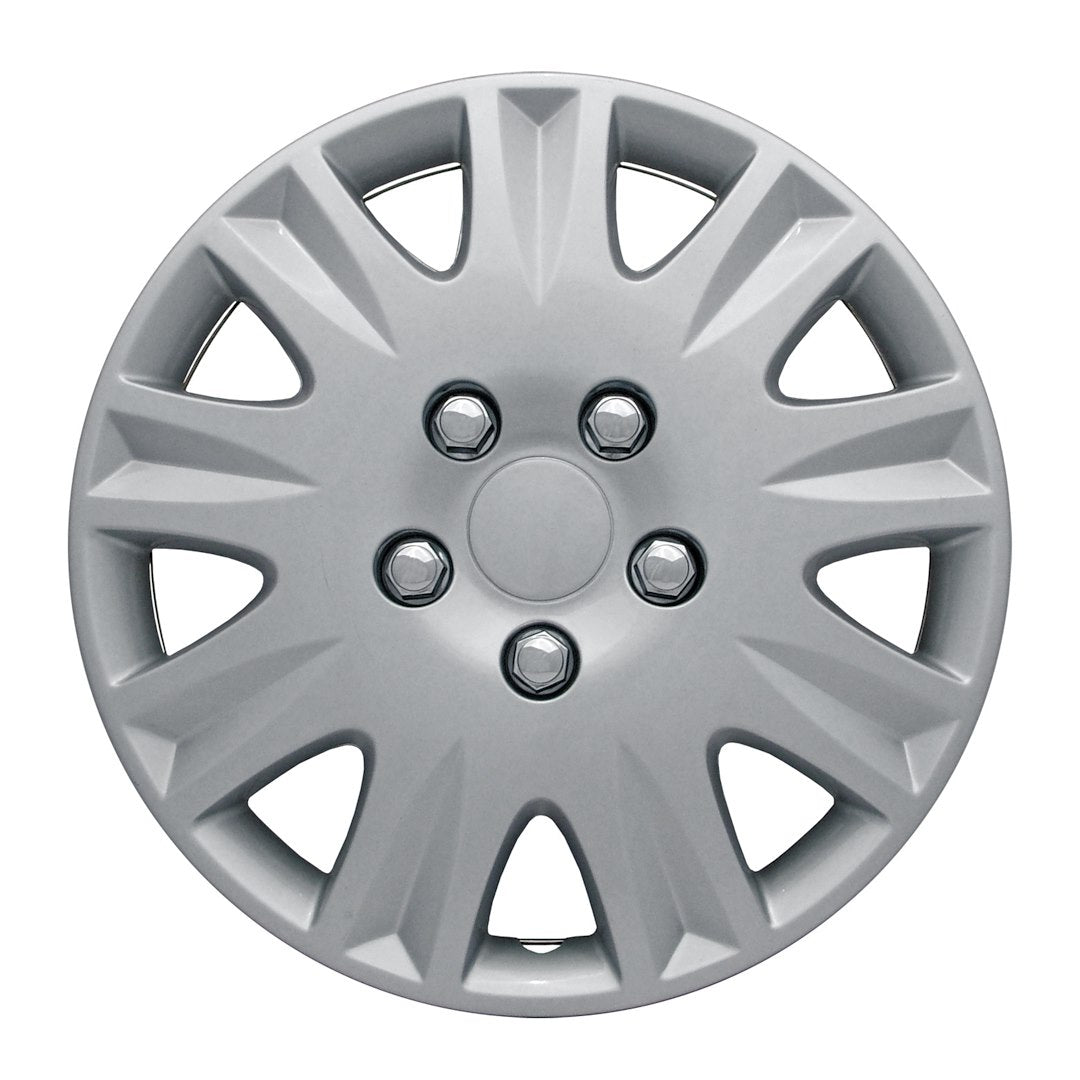 Coast To Coast B811115S Silver Civic Wheel Covers, 15-Inch - image 1