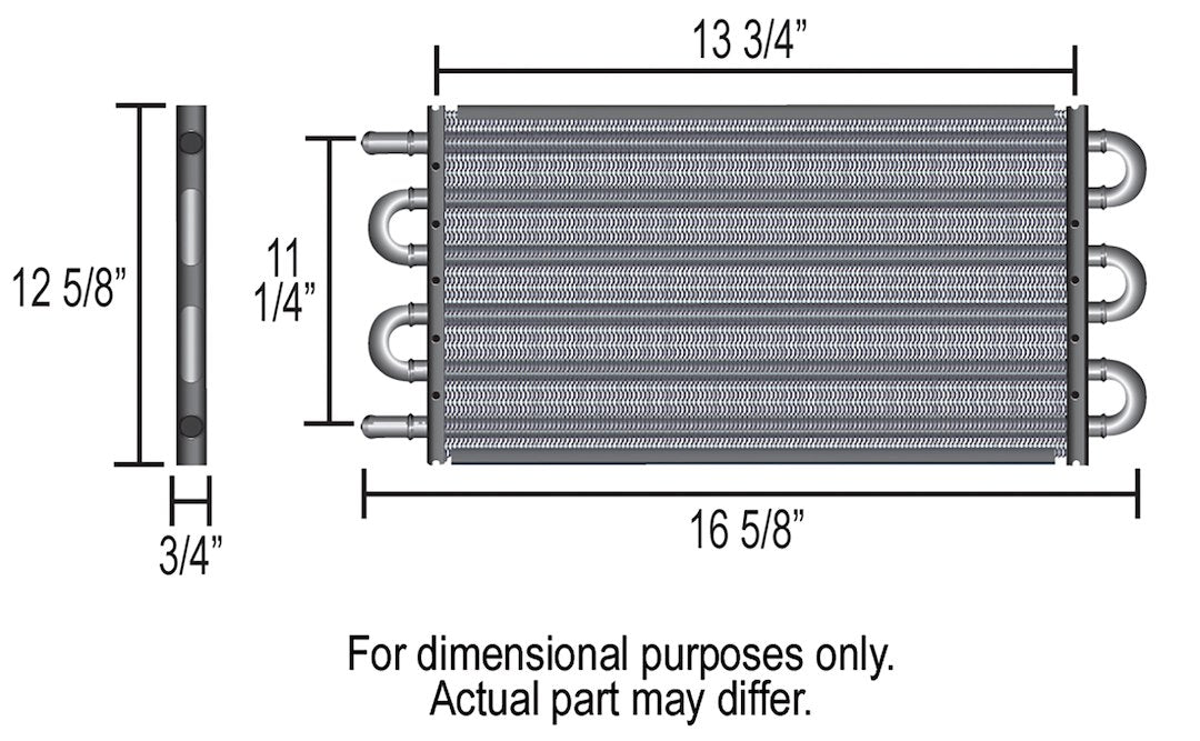 Derale 13105 Series 7000 Ten-Row Transmission Fluid Cooler - image 3