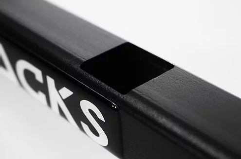Exposed Racks 8-00-9703-BK 39-7/8-Inch Black Rear Crossbar
