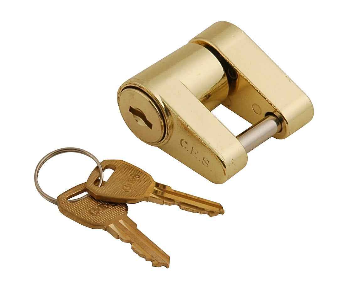 C.E. Smith Company 0090040 Brass Trailer Coupler Padlock