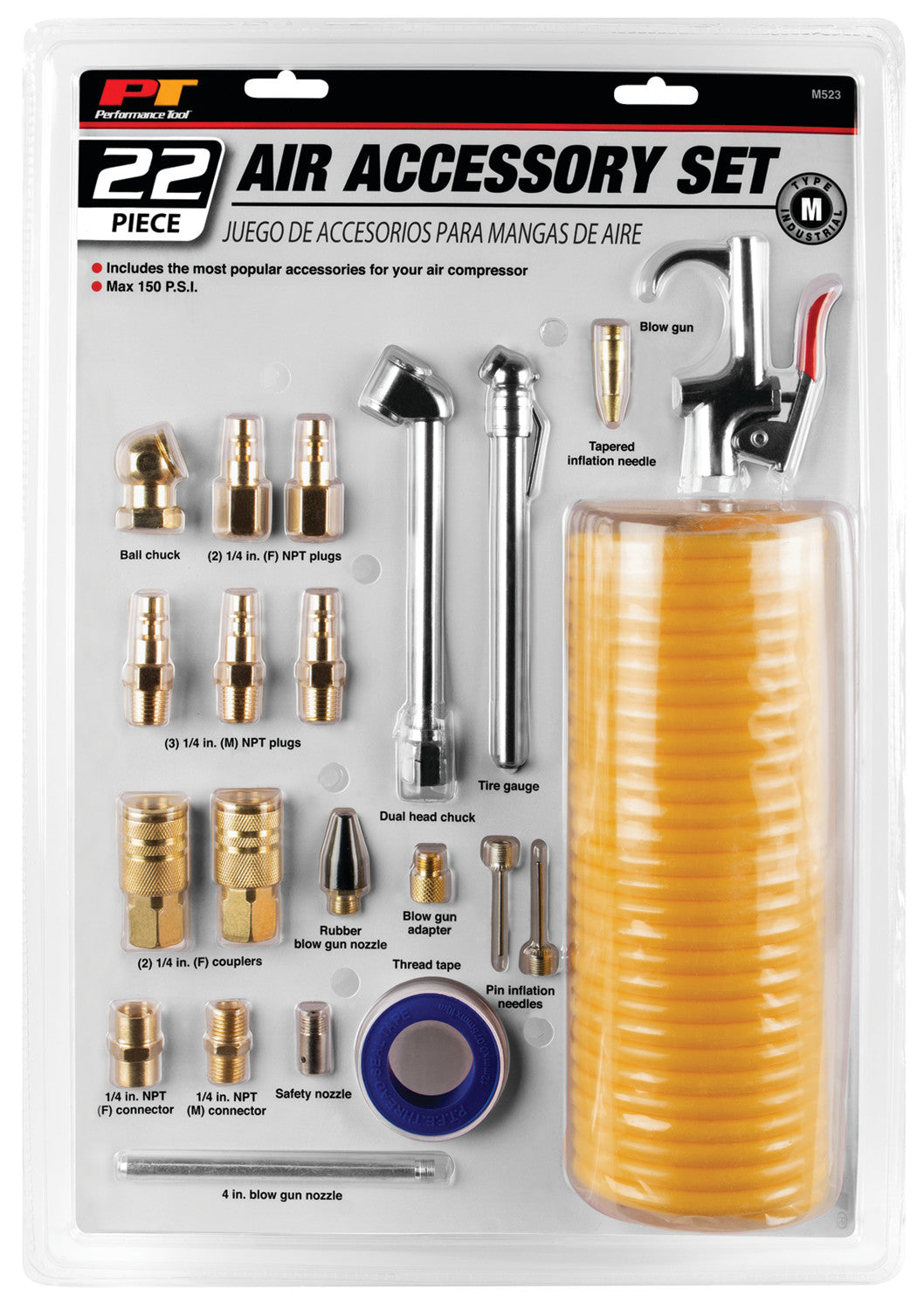 Performance Tool M523 Air Compressor Inflation Kit