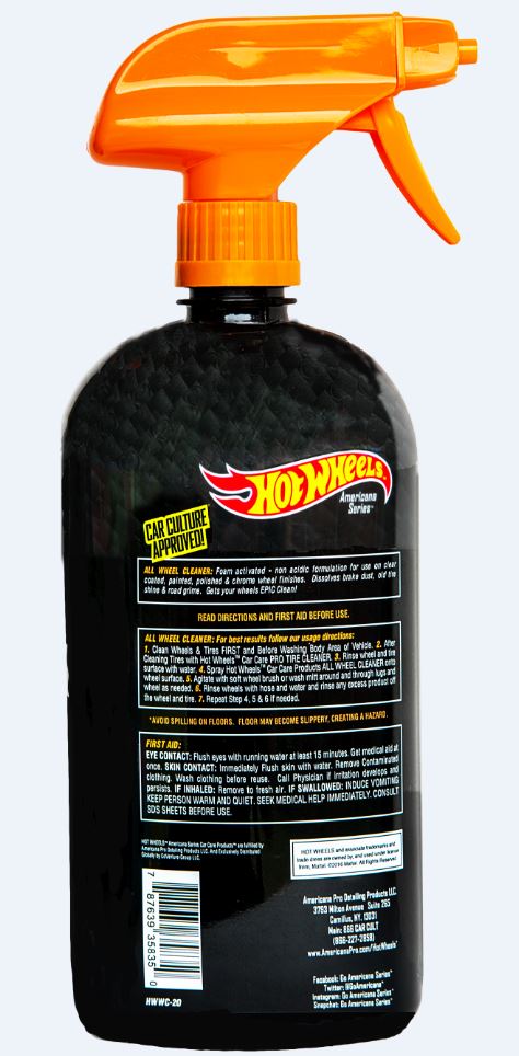 HOT WHEELS Car Care Wheel Cleaner (Hwwc20) – Unit Size: 20 Ounce