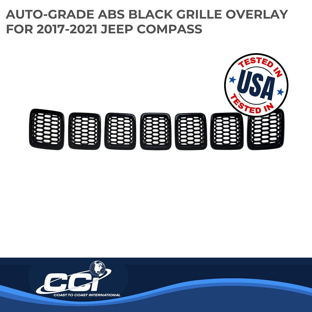 Coast To Coast GI478BLK Compass Black Mesh Grille Overlay - image 2