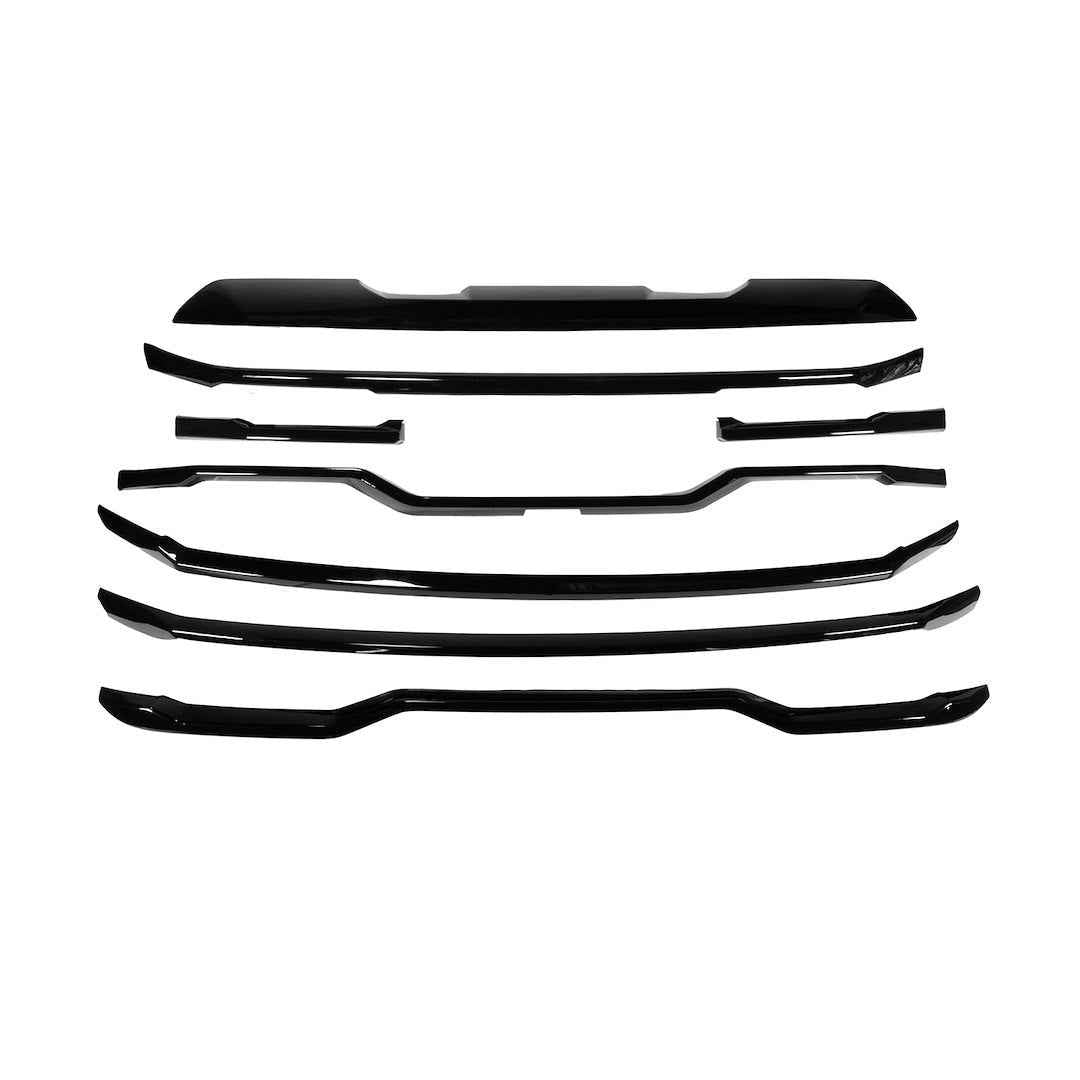 Coast To Coast GI205BLK Gloss Black 8-Piece Grille Overlay