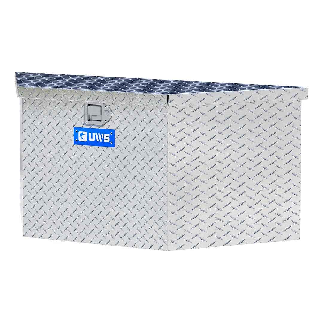 UWS TBV-49 49-7/8 in Aluminum Trailer Tongue Tool Box - Polished