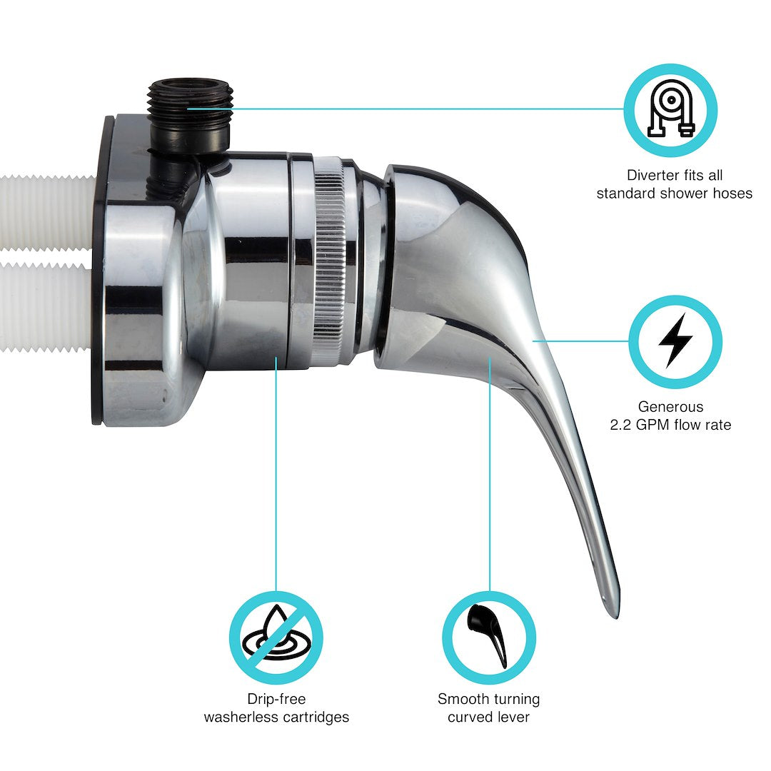 Dura Faucet Df-Sa150-Cp Shower Control Valve - image 5