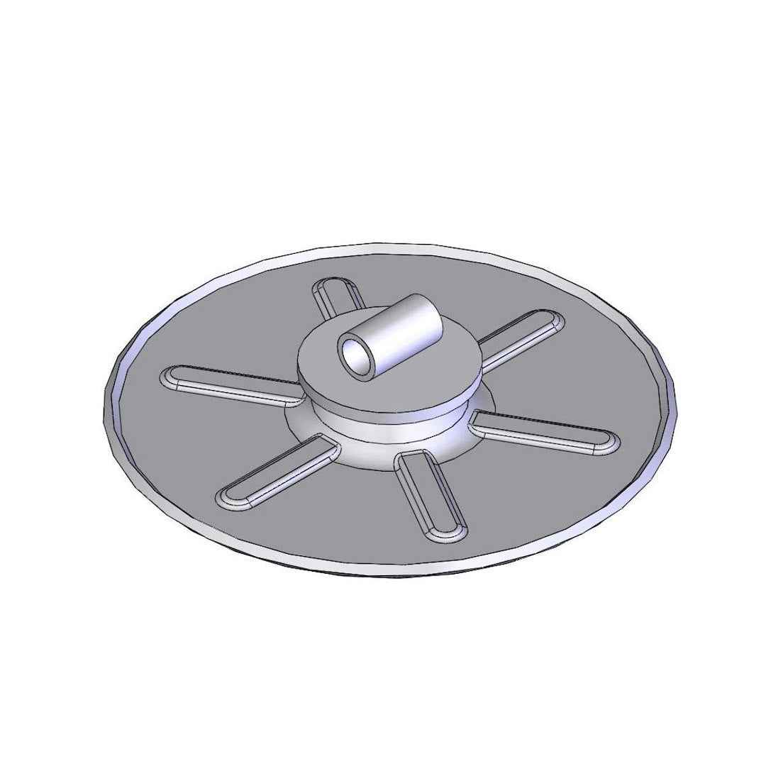 Lippert Components 297788 Trailer Landing Gear Foot - Black
