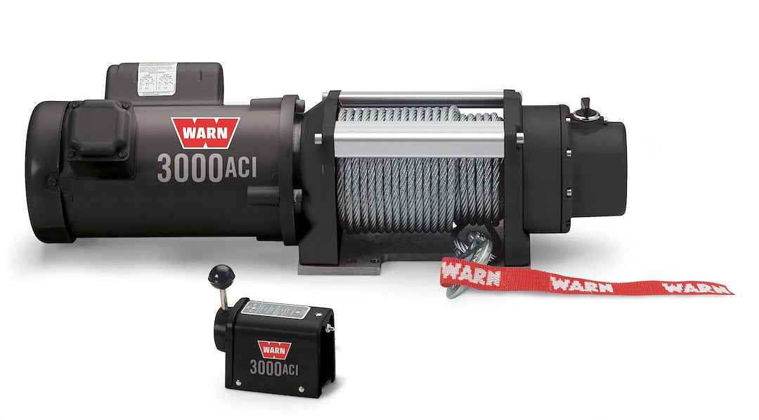 Warn 93000 115/230V Winch - 3000 lb, Steel Line