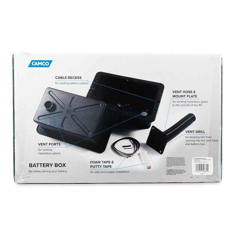 Group 24 Battery Box Vented Sealed Polypropylene – Camco 55371