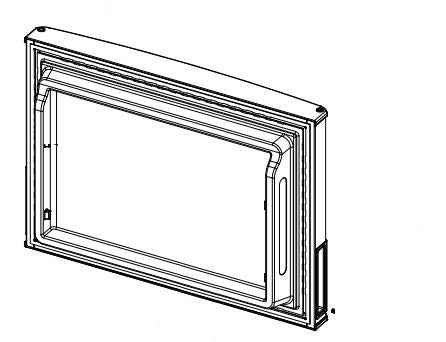 Norcold 640153 Upper Refrigerator Door – N8 / NA8 / N10 / NA10