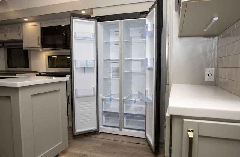 Furrion Arctic FCR16DCASA-BG 12V RV DC Fridge – 15.6 Cu. Ft. Side-by-Side