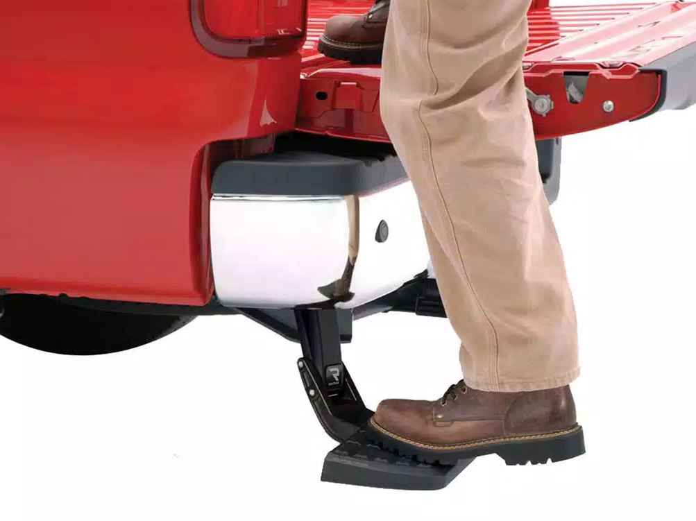 AMP Research 75315-01A BedStep Truck Bed Step – 300 lb