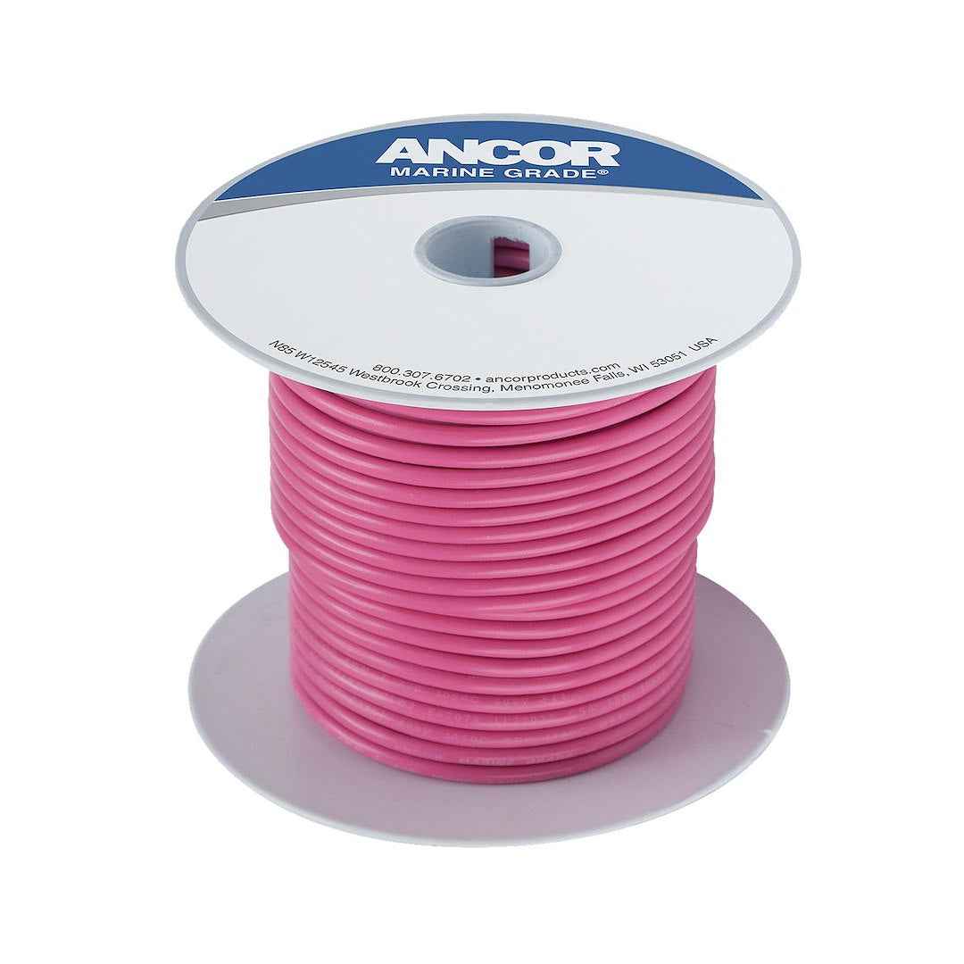 Ancor 104610 Marine Grade Primary Wire - 14 Gauge, Pink, 100 ft