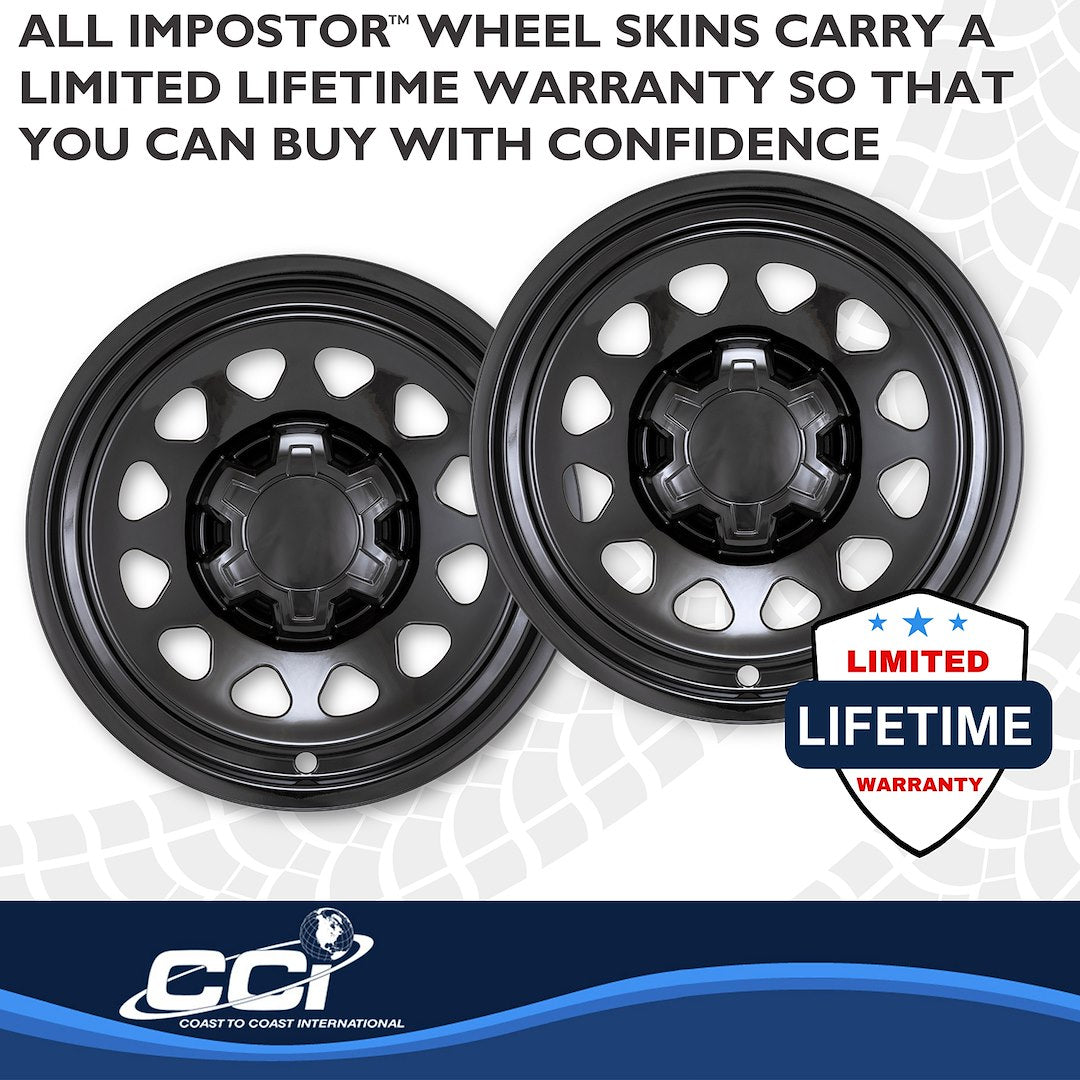 Coast To Coast IMP100BLKN Black 17-Inch Impostor Wheel Skins - image 4