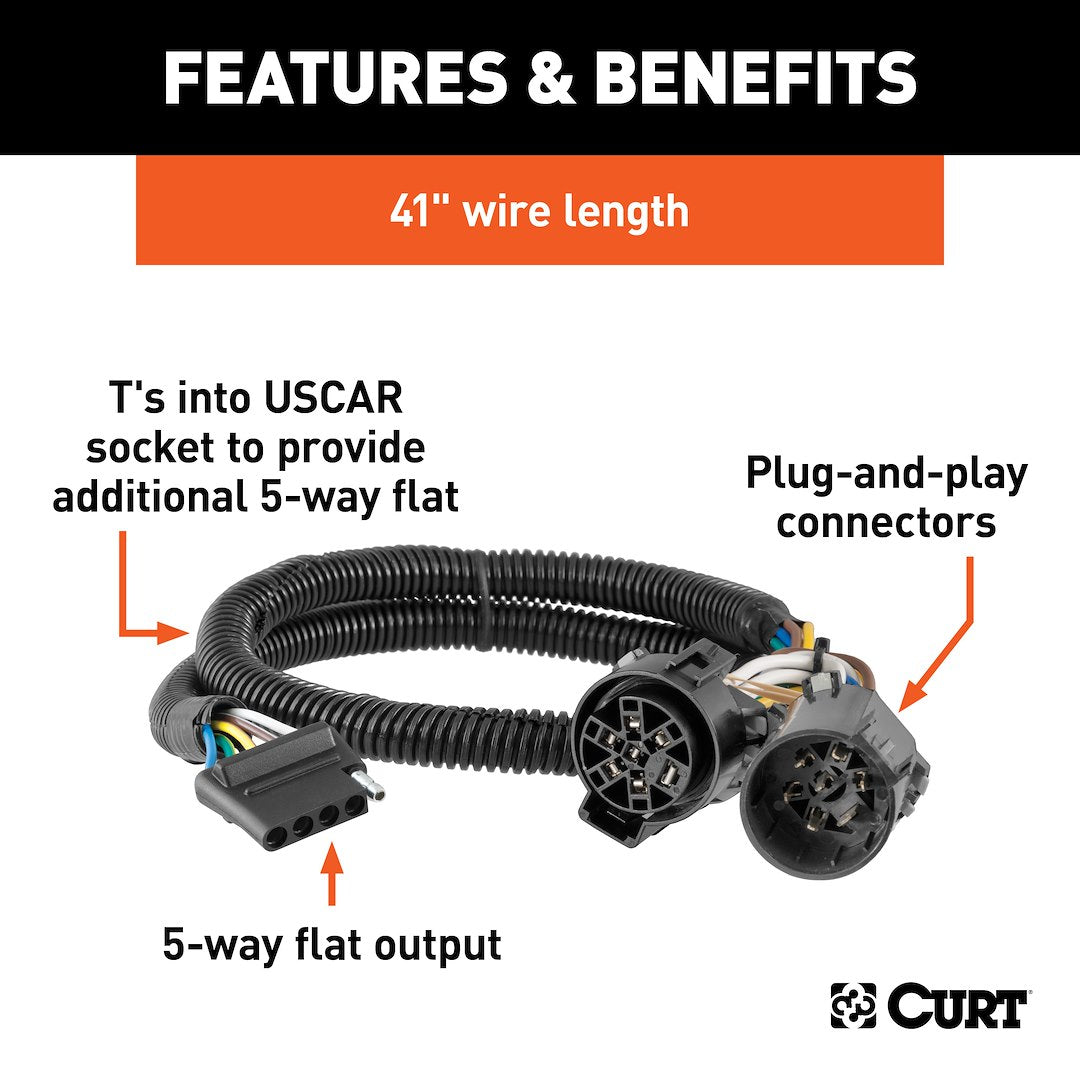 Curt 56584 Trailer Wiring Connector - image 2