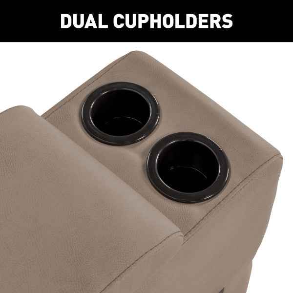 Lippert 2024044098 RV Seating Center Console - 12 in, Tan