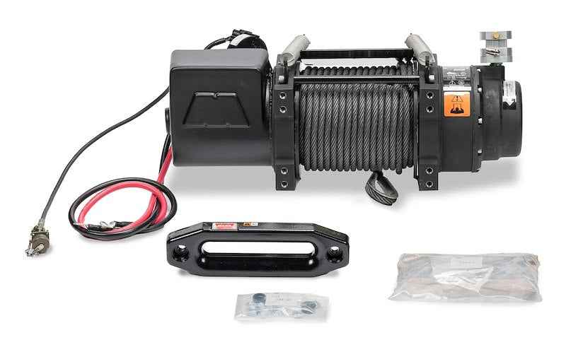 WARN 85675 Series 18-C-2D Severe Duty 24V Electric Winch 18,000 lb Capacity