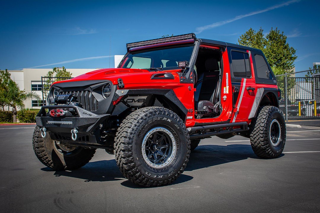 DV8 Offroad GRJL-01 Angry-Style Jeep JL Grille