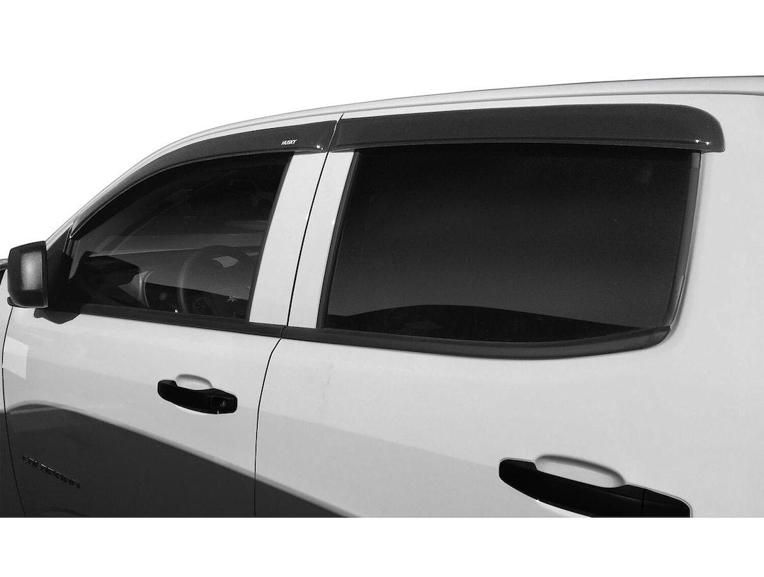 Husky 2854049 Low Profile Ventvisor Smoke 4-Piece Set