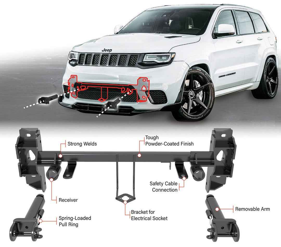 Roadmaster 524431-5 Vehicle Baseplate for Ford F-150 2011–2017