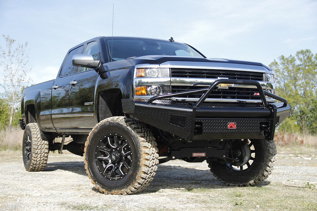 Fab Fours CH08-S2062-1 Black Steel Direct-Fit Bumper