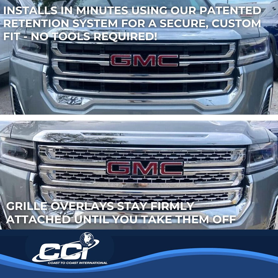 Coast To Coast GI175 Chrome Acadia Bar Grille Overlay - image 4