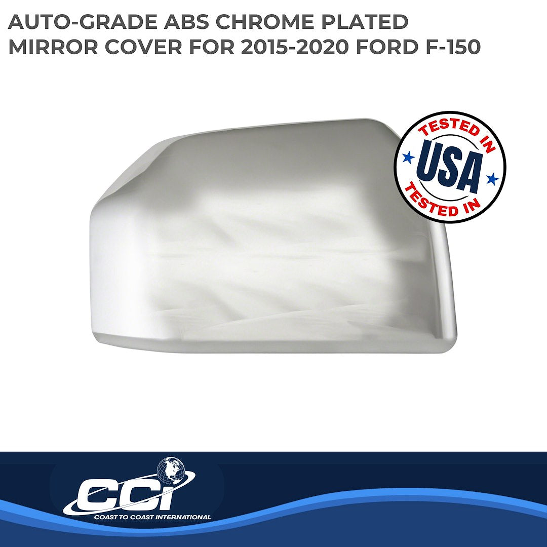Coast To Coast MC67511 F-150 Chrome Mirror Top Covers - image 2