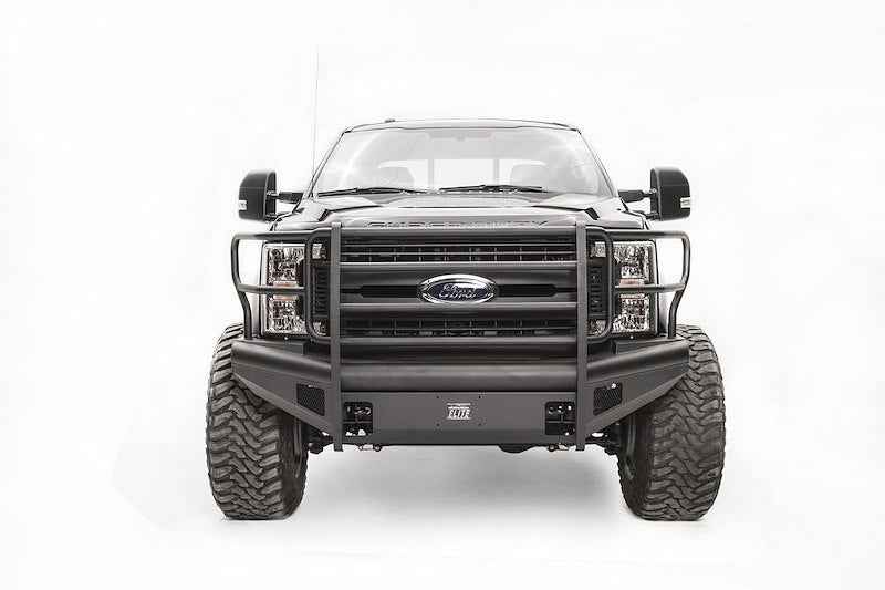 Fab Fours Black Steel Elite Front Bumper – FS17-Q4160-1