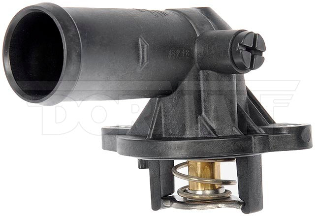 Dorman 902852 180-Degree Black Plastic Thermostat Housing - image 1