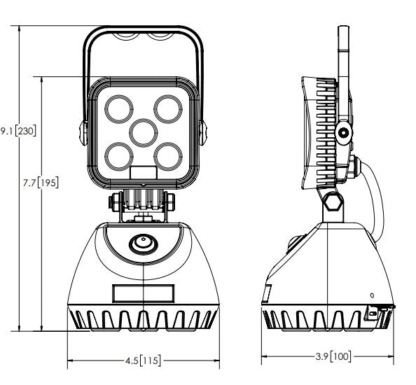 Ecco EW2461 Rechargeable Magnetic-Base Work Light
