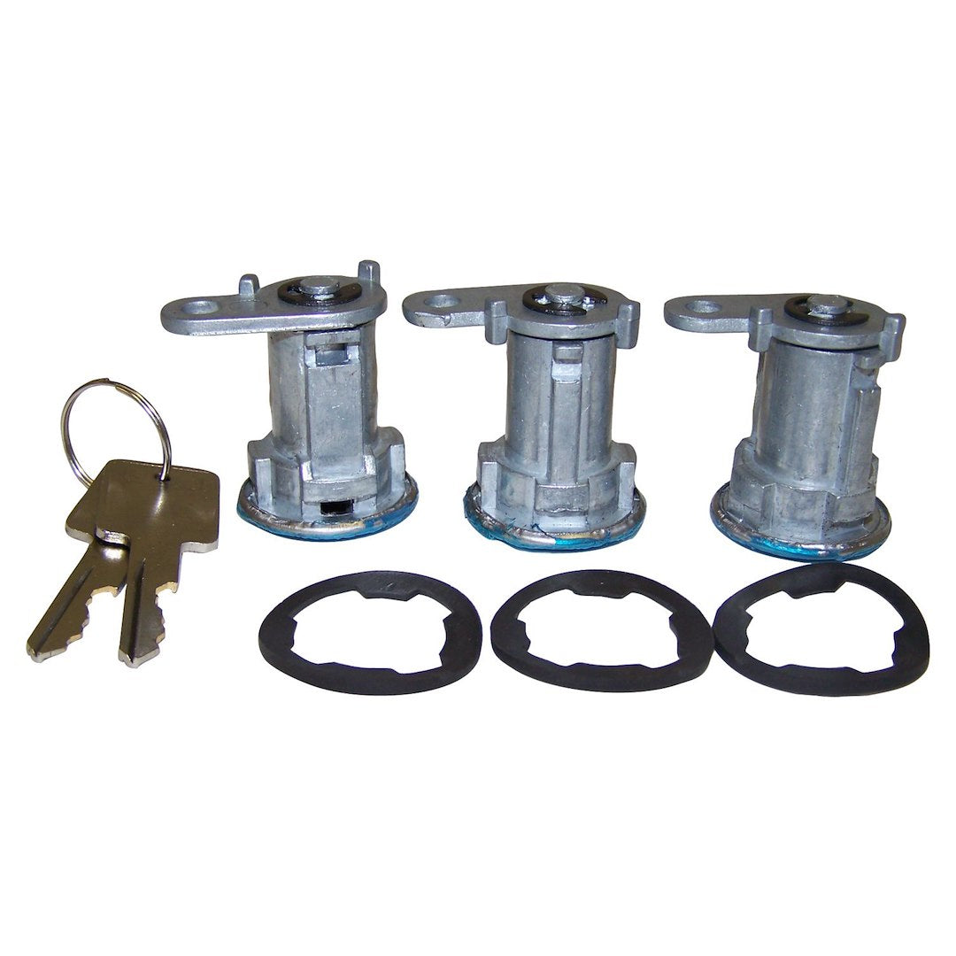 Crown Automotive 8122874K3 Lock Cylinders and Keys, Set of 3 - image 1