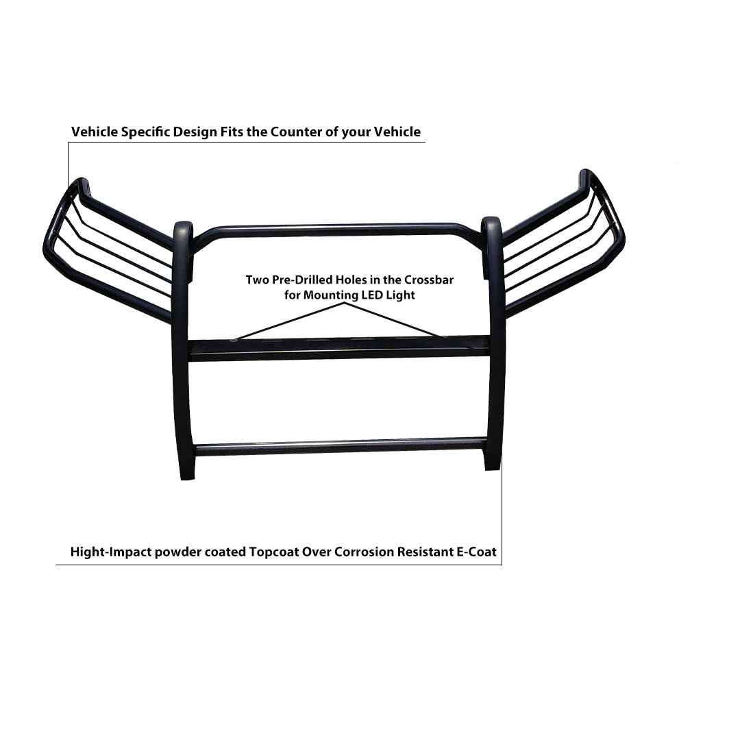 Black Horse Offroad 17A093904MA Black RAV4 Grille Guard