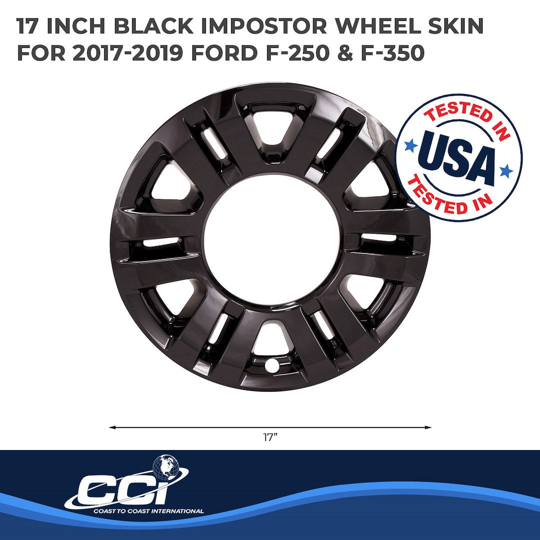 Coast To Coast IMP470BLK F-250 XLT Black Wheel Skin - image 2