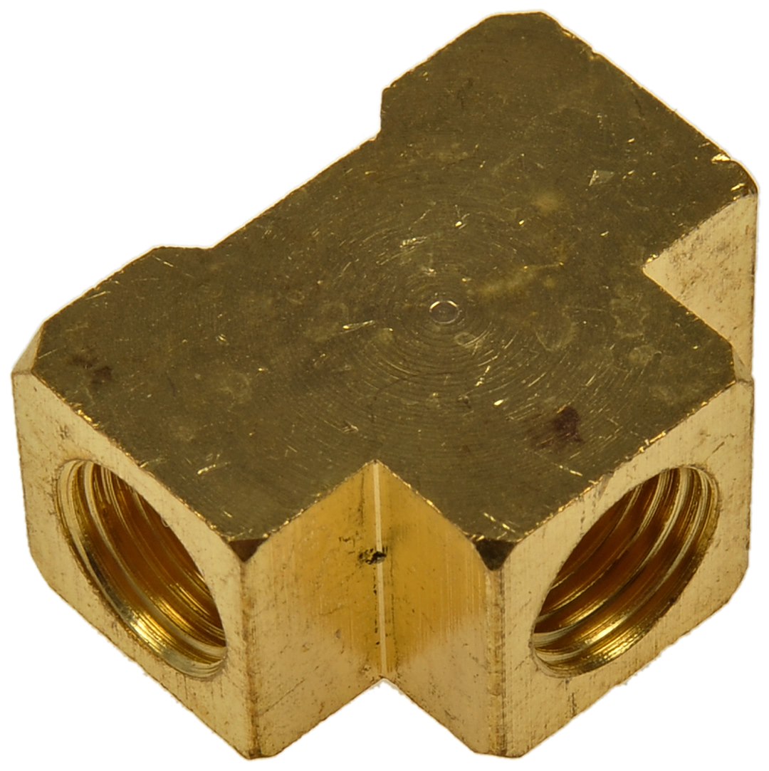 Dorman 788-027 1/8-Inch Female Brass Tee - image 1