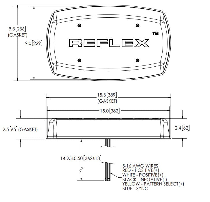 ECCO 5590CAC Reflex Permanent-Mount LED Mini Bar
