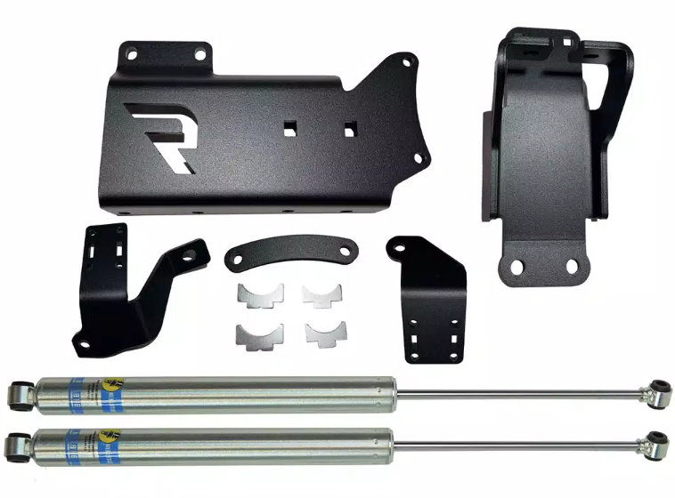 Superlift 92772-1 Dual Steering Stabilizer and Hardware