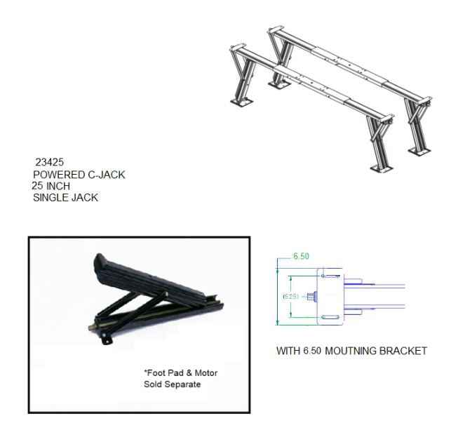 BAL RV 23425 Manual Retractable-Arm Stabilizer - 25 in Travel