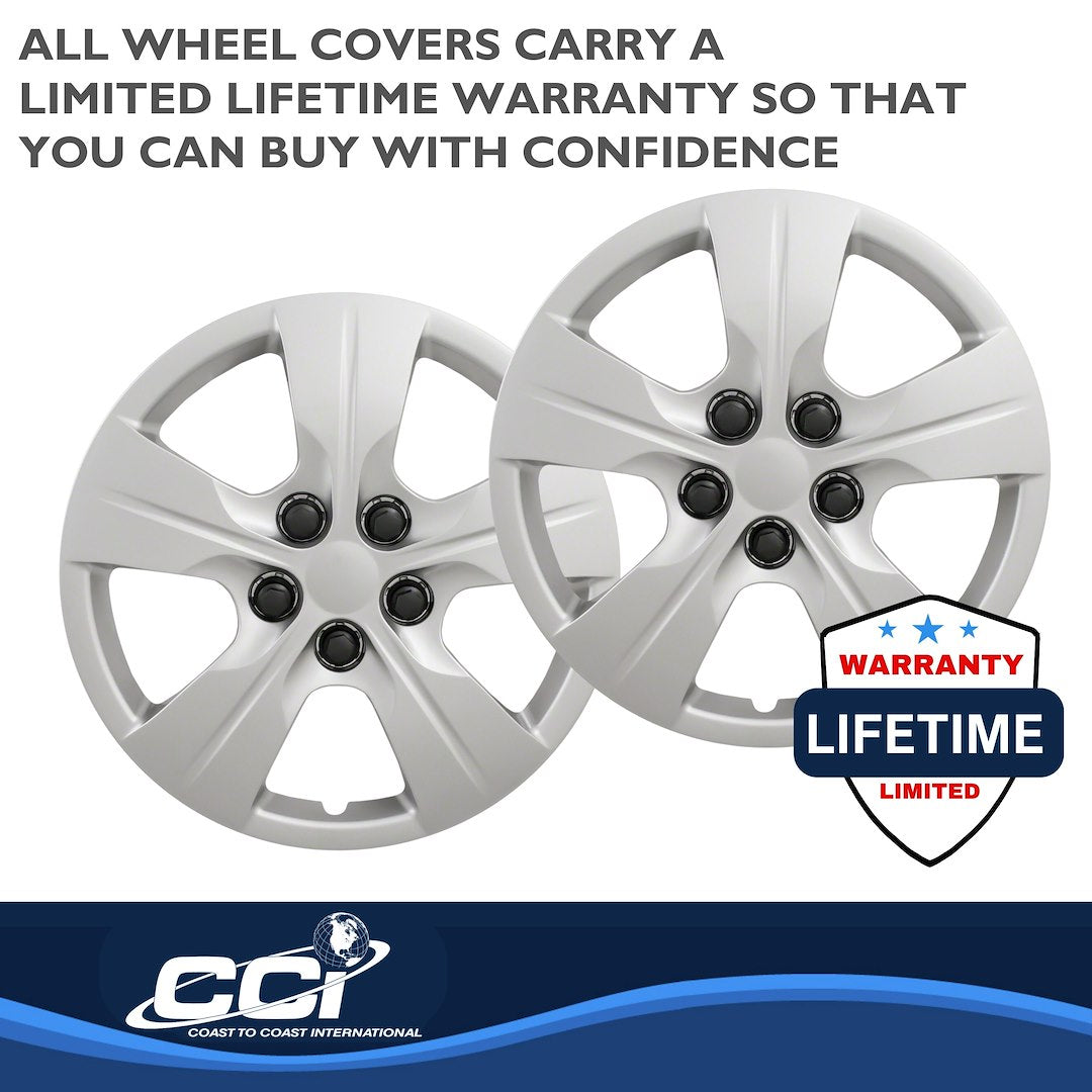 Coast To Coast 52415S Cruze 15-Inch Silver Covers - image 3