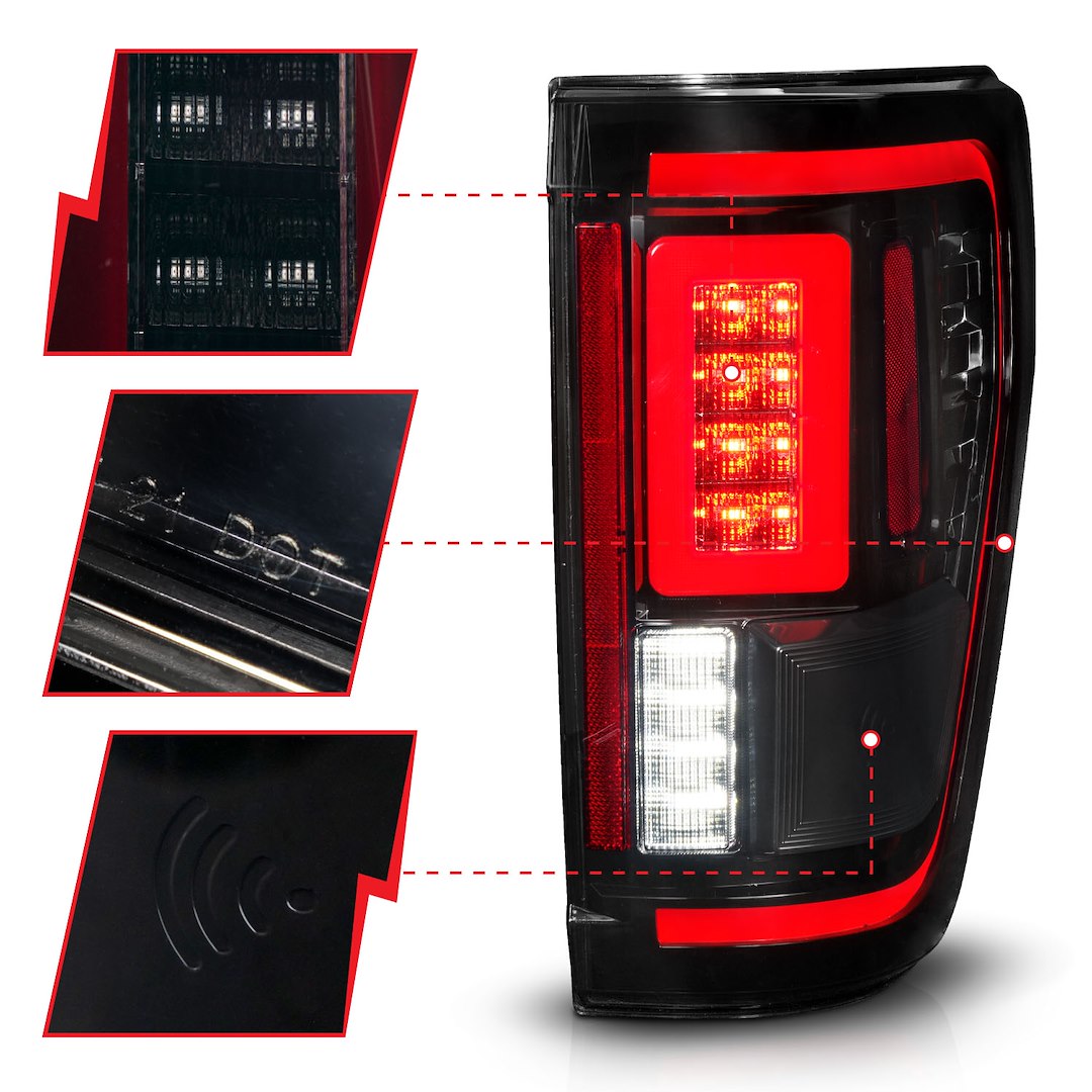 ANZO USA Uses OEM Sockets And Wiring OEM LED Tail Light Assembly 311474 - image 2