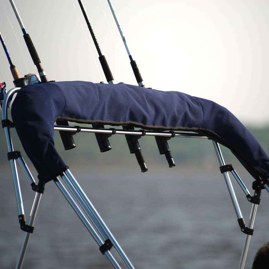 Carver A4663UB02 Black Three-Bow Bimini Top - image 2