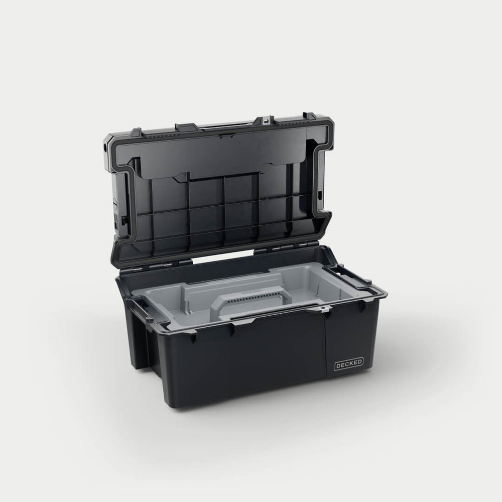 Decked A0010-SIXR-BLK Sixer 16 Black Cargo Organizer
