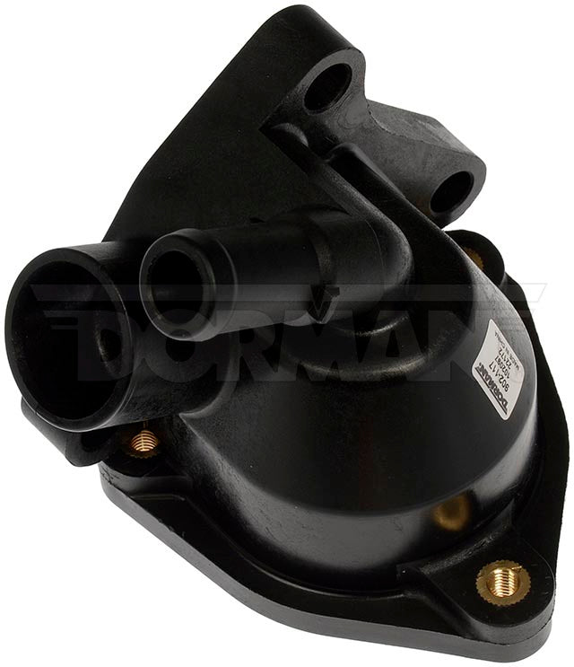 Dorman 902117 Black 90-Degree Thermostat Housing with Gasket - image 1