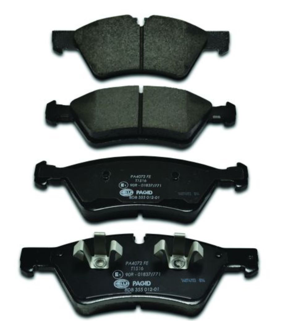 Hella Pagid 355012011 Low-Metallic Disc Brake Pad Set