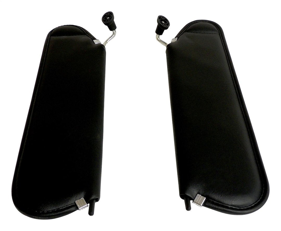 Crown Automotive RT52004 Black Vinyl Sun Visor Set - image 3
