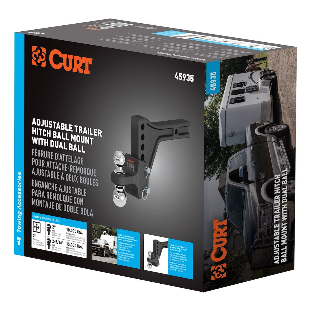 Curt 45935 Trailer Hitch Ball Mount - image 9